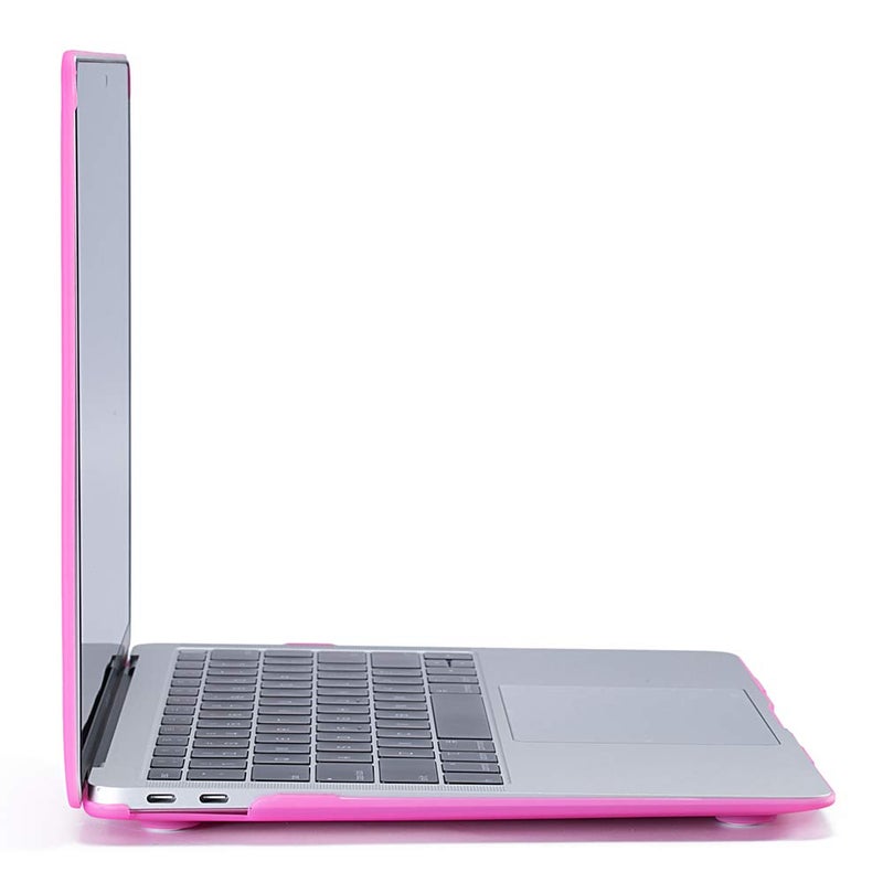 Ruban Compatible with MacBook Air 13 Inch A2337 (M1) / A2179 / A1932 (2021 2020 2019 2018 Release) - Snap On Hard Shell Case Cover for MacBook Air 13 Retina Display with Touch ID (Hot Pink) - Image 5